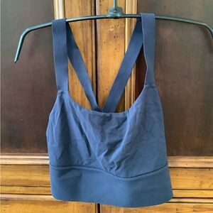 Athleta Sports Bra Navy Blue Size S